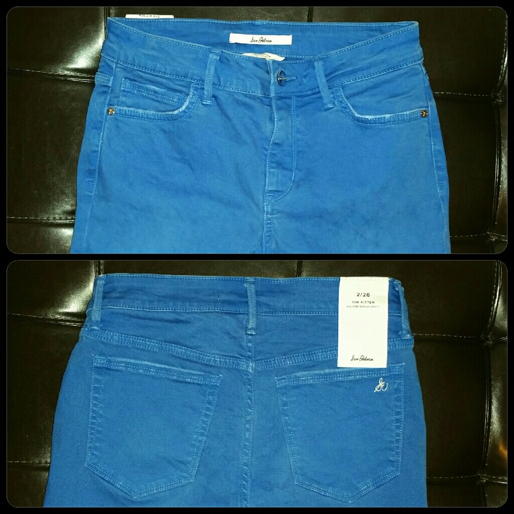 Sam Edelman The Kitten Blue stretch Jeans 2/26